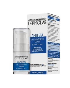 Xhel për konturin e syve, Dermolab, kundër plakjes, 15 ml, 1 copë