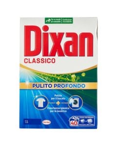 Powdered laundry detergent, Dixan, 2.6 kg, 40 washes, 1 piece
