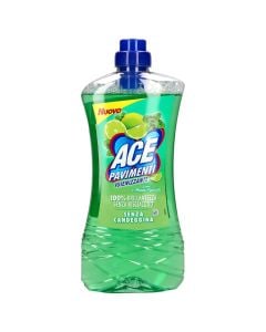 Detergjent pastrimi për dysheme, Ace, higjenizues, lime dhe mente, 1 lt, 1 copë