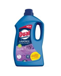 Detergjent likuid për rrobat, Dual, Lavanda, 1.8 lt, 45 larje, 1 copë