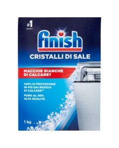 Salt for dishwasher, Finish, 1 kg, with box, 1 piece