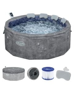Bestway® LAY-Z-SPA® pool, with control app, for 6 people, Ø 170 x 65 cm, water capacity 850 L, Heater (Max. 40 °C, 220-240 V¼ 50 Hz)