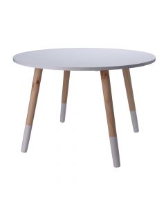 Tavolinë për dhomë fëmije, 60x40 cm, druri, bardhë