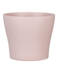 Vazo lulesh rrethore, D 15 cm, materiali qeramikë, ngjyra pastel