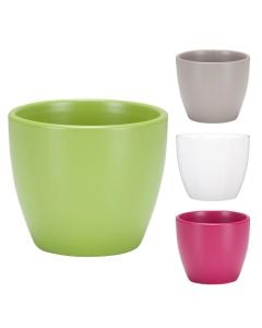 Vazo lulesh rrethore, D 7 cm, materiali qeramik