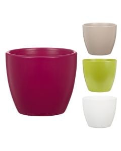 Vazo lulesh rrethore, D 9 cm, materiali qeramik