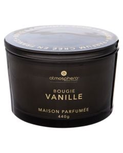 Qiri aromatik Glowy, aromë vanilje, parafinë/qelq, mikse, 440 gr, D13xH9 cm