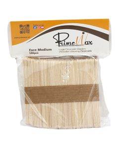 Spatul depilimi, Prime Wax, për fytyrën, Medium, 100 copë, 1 pako