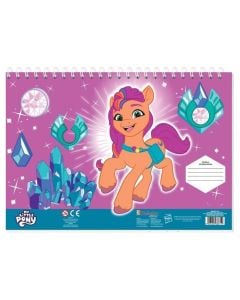 Drawing notebook, DKS, 23x33 cm, 40 pages, Stickers, My Little Pony, 1 piece
