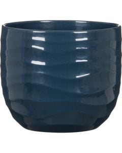 Vazo lulesh, qeramike, Blu, Ø18 cm
