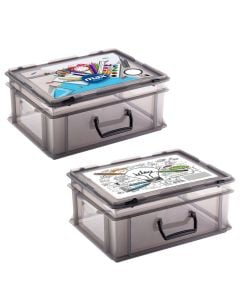 School accessories organizer box, plastic, 15 lt, 1 piece