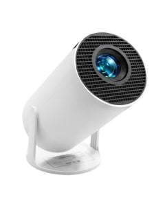 Video projector, Ultra HD, Android, HY300, 1280×720p, Wi-Fi, circular, white, 1 piece