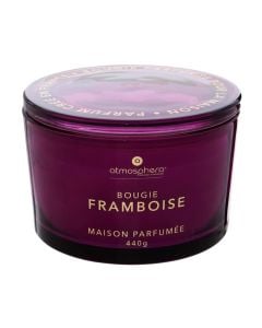 Aromatic candle with glass holder, forest fruit aroma, 440 g, D. 13 x D. 9 cm