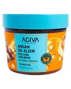 Maskë për flokët, Agiva, Argan Oil, flokë të thatë/të dëmtuar, 300 ml, 1 copë