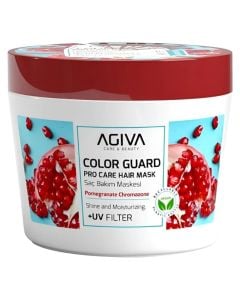 Maskë flokësh, Agiva, për flokë të lyer, Pomegranate, 300 ml, 1 copë