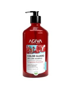 Shampo hidratuese/mbrojtëse për flokë të lyer, Agiva, Pomegranate, 1000 ml, 1 copë