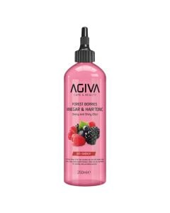 Tonik për flokët, Agiva, kundër zbokthit, uthull dhe fruta pylli, 400 ml, 1 copë