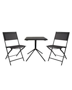 Table + chair set, chair 52x46xH85 cm, table 60x60xH71 cm