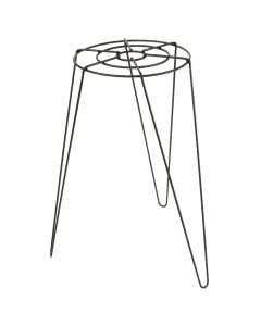 Metal stand, D300 × H600 cm, matte black finish, load capacity: 40 kg.
