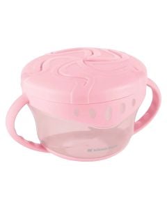 Tas për ushqime të shpejta, Kikka Boo, Snack-me-up, +6 muajsh, 300 ml, rozë, 1 copë