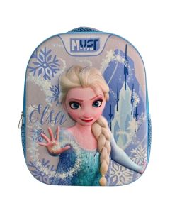 Kindegarden bag, 3D Frozen, 27x10x31 cm, sky blue, 1 piece