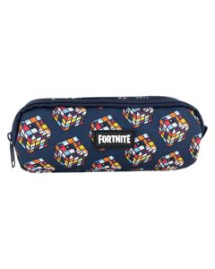 Pencil case, Fortnite, 2 zippers, 21x6x9 cm, blue, 1 piece