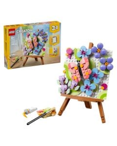 Lego, Creator, Floral Art Decor Painting, +8 years, 1 piece