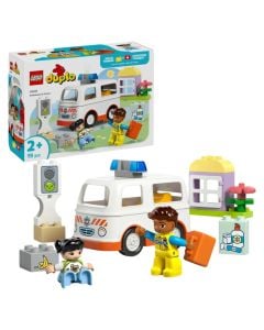 Lego, Duplo, Ambulance with Driver, +2 years, 1 piece