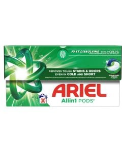 Laundry detergent capsule, Ariel, All in 1, 30 capsules, 1 piece