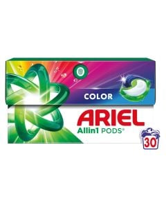 Laundry detergent capsule, Ariel, Color, All in 1, 30 capsules, 1 piece