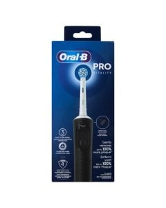 Electric toothbrush, Oral B, Pro Vitality, black, 1 piece