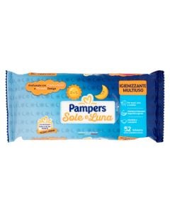 Wet wipes, Pampers, Sole e Luna, 52 sheets, 1 piece