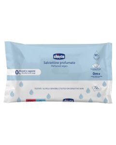 Wet wipes, Chicco, 0% alcohol, 97% water, 72 sheets, 1 pack