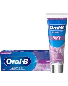 Pastë dhëmbësh, Oral B, 3D WHITE, Bianco Perla, 75 ml, 1 copë