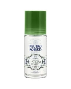 Deo roll unisex, Neutro Roberts, essenze dolomiti, 50ml, 1 copë