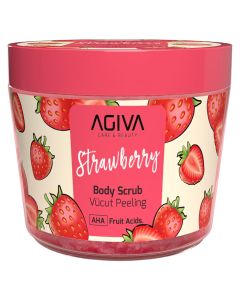 Scrub për trupin, Agiva, Strawberry, 300 ml, 1 copë
