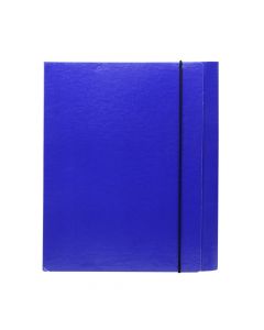 View folder with 2.5 cm elastic blue