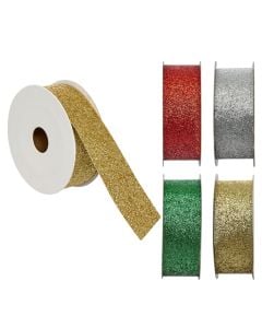 Shirit ngjitës me glitter, 22 mm × 3 m, modele të ndryshme.