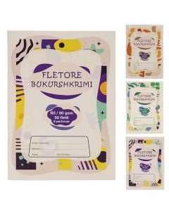Fletore Bukurshkrimi B5 me perforim 50 flete 80 gsm