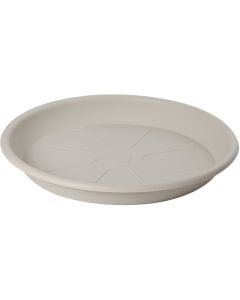 Plastic flower pot saucer, white, 26 x 3.6 cm (height)