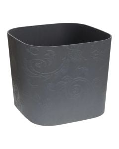 Plastic flower pot, grey, 238x38x32h cm