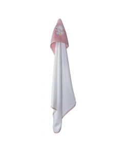Baby towels, 100% cotton, 75x75 cm, pink