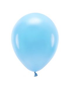 Eco balloons, latex, 26 cm, blue and white, 100 pieces