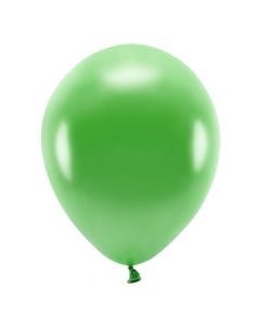 Eco balloons, latex, 26 cm, green, 100 pieces