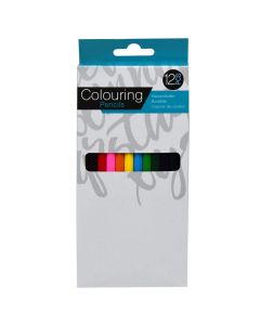 Colouring pencils, 12 pieces, mix
