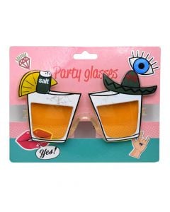 Party glasses, summer theme, mix