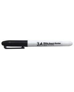 White board markers, 3A, plastic, 14x1.5 cm, black, 1 piece