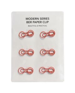 Paper clips, coffee, 6 pieces