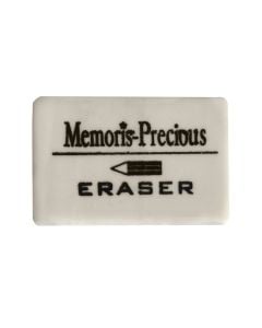 Pencil eraser, Memoris-Precious, eraser, 4.7x2.8x0.8 cm, white, 1 piece