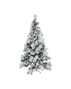 Pemë e Vitit të Ri, 210 cm, dendësia- 846 degë, bazament metalik, (e bardhë)